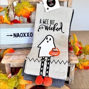 Halloween Trick or Treat Wicked Ghost Kitchen Towels 2PK